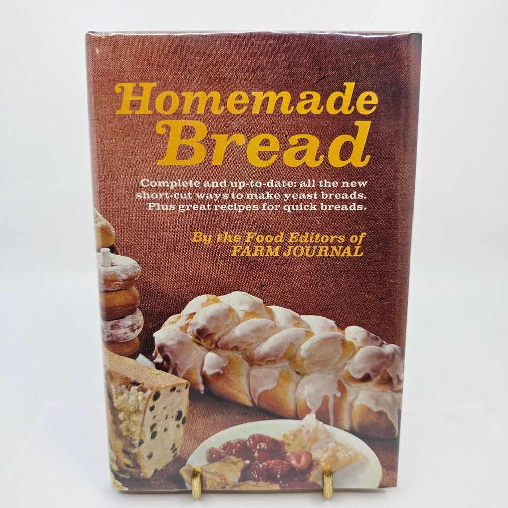 Homemade Bread by Nel B. Nicolis Cookbook Farm Journal Hardcover Dust Jacket